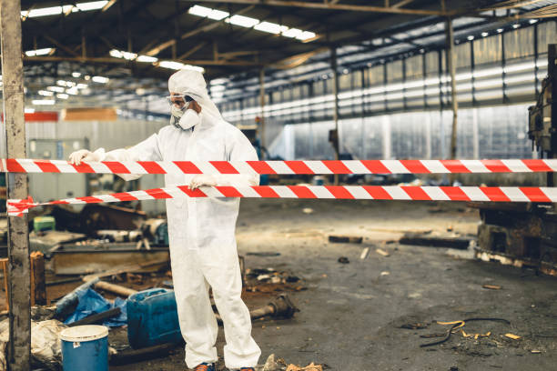 Professional Hoarding Cleanup technician working in Menasha, WI